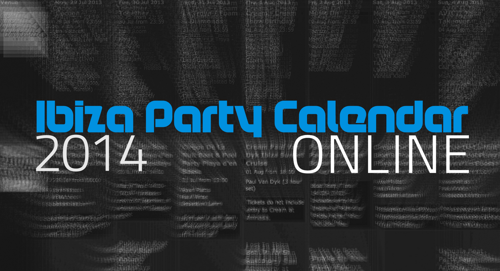 Party Calendar 2014 Online Spotlight